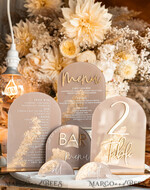 TABLE DECOR SIGNS Acrylic table decor Numbers Acrylic Arch Cappuccino Bar Menu, Clear Acrylic And Gold Bar Menu, Nude Taupe Gold Plexi Drink Bar Menu, Tan Luxury Wedding Drink Bar Table Decor, Earthy Wedding Signage Golden Mirror Bar Menu45
