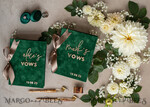 HOCHZEITSVERSPRECHEN  
 Acrylklar Gold Smaragdgrüne Garten Braut- und Bräutigam-Eheversprechen Bücher, Grünpflanzen Hochzeits-Eheversprechen Bücher Set aus zwei, Samt smaragdgrüne Garten personalisierte Eheversprechen Heftchen12