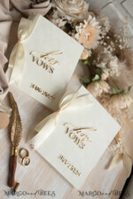 HOCHZEITSVERSPRECHEN  
 Acrylklar Gold Braut- und Bräutigam-Eidbücher, Hochzeitsgelübde, personalisierte Eid-Heftchen, seine und ihre Eidbücher, maßgeschneiderte Hochzeitsgelübde-Boxen, Brautparty-Geschenk24