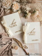 HOCHZEITSVERSPRECHEN  
 Acrylklar Gold Braut- und Bräutigam-Eidbücher, Hochzeitsgelübde, personalisierte Eid-Heftchen, seine und ihre Eidbücher, maßgeschneiderte Hochzeitsgelübde-Boxen, Brautparty-Geschenk24