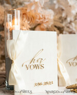 HOCHZEITSVERSPRECHEN  
 Acrylklar Gold Braut- und Bräutigam-Eidbücher, Hochzeitsgelübde, personalisierte Eid-Heftchen, seine und ihre Eidbücher, maßgeschneiderte Hochzeitsgelübde-Boxen, Brautparty-Geschenk24