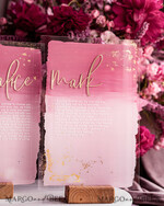 WEDDING VOWS Acrylic Clear Gold Acrylic Ombre Bride and groom vow books, wedding vow books, personalized vow booklets, his and her vow books, custom wedding vows, bridal shower gift16