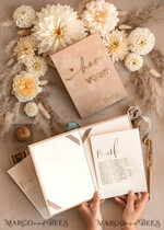 WEDDING VOWS Acrylic Clear Gold Bride and groom vow books, wedding vow books, personalized vow booklets, his and her vow books, custom wedding vow cases, bridal shower gift14