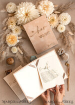 WEDDING VOWS Acrylic Clear Gold Bride and groom vow books, wedding vow books, personalized vow booklets, his and her vow books, custom wedding vow cases, bridal shower gift14