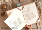 WEDDING VOWS Acrylic Clear Gold Bride and groom vow books, wedding vow books, personalized vow booklets, his and her vow books, custom wedding vow cases, bridal shower gift14