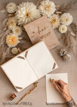 WEDDING VOWS Acrylic Clear Gold Bride and groom vow books, wedding vow books, personalized vow booklets, his and her vow books, custom wedding vow cases, bridal shower gift14