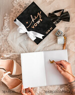 WEDDING VOWS Acrylic Clear Gold Elegant Classic Bride and groom vow books, Black White Gold wedding vow books set of two, Velvet personalized vow booklets, Golden Mirror his and her vow books, Acrylic His Hers Gold custom wedding vow cases, bridal shower gift23