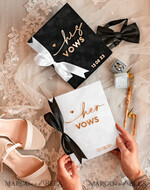 WEDDING VOWS Acrylic Clear Gold Elegant Classic Bride and groom vow books, Black White Gold wedding vow books set of two, Velvet personalized vow booklets, Golden Mirror his and her vow books, Acrylic His Hers Gold custom wedding vow cases, bridal shower gift23