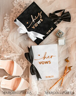 WEDDING VOWS Acrylic Clear Gold Elegant Classic Bride and groom vow books, Black White Gold wedding vow books set of two, Velvet personalized vow booklets, Golden Mirror his and her vow books, Acrylic His Hers Gold custom wedding vow cases, bridal shower gift23