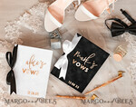 WEDDING VOWS Acrylic Clear Gold Elegant Classic Bride and groom vow books, Black White Gold wedding vow books set of two, Velvet personalized vow booklets, Golden Mirror his and her vow books, Acrylic His Hers Gold custom wedding vow cases, bridal shower gift17