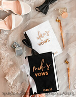WEDDING VOWS Acrylic Clear Gold Elegant Classic Bride and groom vow books, Black White Gold wedding vow books set of two, Velvet personalized vow booklets, Golden Mirror his and her vow books, Acrylic His Hers Gold custom wedding vow cases, bridal shower gift17