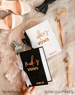 WEDDING VOWS Acrylic Clear Gold Elegant Classic Bride and groom vow books, Black White Gold wedding vow books set of two, Velvet personalized vow booklets, Golden Mirror his and her vow books, Acrylic His Hers Gold custom wedding vow cases, bridal shower gift17