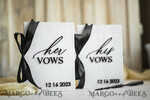 WEDDING VOWS Acrylic Clear Gold Elegant Classic Bride and groom vow books, Black White wedding vow books set of two, Velvet personalized vow booklets, Golden Mirror his and her vow books, Acrylic His Hers Gold custom wedding vow cases, bridal shower gift22