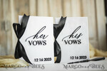 WEDDING VOWS Acrylic Clear Gold Elegant Classic Bride and groom vow books, Black White wedding vow books set of two, Velvet personalized vow booklets, Golden Mirror his and her vow books, Acrylic His Hers Gold custom wedding vow cases, bridal shower gift22