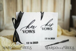 WEDDING VOWS Acrylic Clear Gold Elegant Classic Bride and groom vow books, Black White wedding vow books set of two, Velvet personalized vow booklets, Golden Mirror his and her vow books, Acrylic His Hers Gold custom wedding vow cases, bridal shower gift22