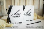 WEDDING VOWS Acrylic Clear Gold Elegant Classic Bride and groom vow books, Black White wedding vow books set of two, Velvet personalized vow booklets, Golden Mirror his and her vow books, Acrylic His Hers Gold custom wedding vow cases, bridal shower gift22