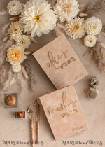WEDDING VOWS Acrylic Clear Gold Bride and groom vow books, wedding vow books, personalized vow booklets, his and her vow books, custom wedding vow cases, bridal shower gift17