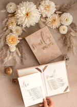 WEDDING VOWS Acrylic Clear Gold Bride and groom vow books, wedding vow books, personalized vow booklets, his and her vow books, custom wedding vow cases, bridal shower gift17