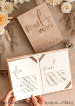 WEDDING VOWS Acrylic Clear Gold Bride and groom vow books, wedding vow books, personalized vow booklets, his and her vow books, custom wedding vow cases, bridal shower gift17