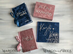 WEDDING VOWS Acrylic Clear Gold Bride and groom vow books, navy blue and blush wedding vow books, personalized vow booklets, his and her vow books, custom wedding vow cases, bridal shower gift14