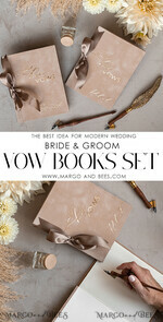 WEDDING VOWS Acrylic Clear Gold Bride and groom vow books, wedding vow books set of two, personalized vow booklets, his and her vow books, custom wedding vow cases, bridal shower gift16