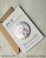 SAVE THE DATES photo magnets Handmade Save the Dates Card with Your Photo Fridge magnet6