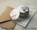 SAVE THE DATES photo magnets Handmade Save the Dates Card with Your Photo Fridge magnet6