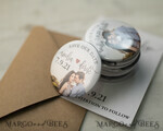SAVE THE DATES photo magnets Handmade Save the Dates Card with Your Photo Fridge magnet6