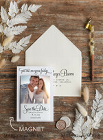 SAVE THE DATES photo magnets Beautiful Save the Date card, with photo2