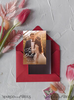 SAVE THE DATES photo magnets Save the date wedding announcement, with photo2