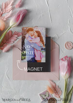 SAVE THE DATES photo magnets Personalised Save the Date, custom photography3