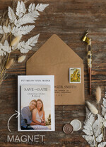 SAVE THE DATES photo magnets Personalised Save the Date, custom photography2