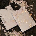 SAMPLING SERVICE samples Gold Marble wedding Invitation Sample, luxury handmade sample set, Gold Foil wedding invitation, pocket marble gold invites sample set24