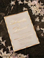 SAMPLING SERVICE samples Gold Marble wedding Invitation Sample, luxury handmade sample set, Gold Foil wedding invitation, pocket marble gold invites sample set24