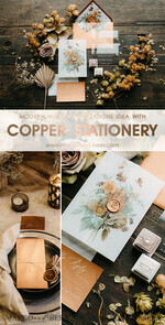 SAMPLING SERVICE samples Terracotta Fall wedding Invitation Sample, handmade sample set, Copper wedding invitation samples, clear acryl invites sample set5