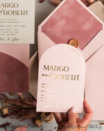 SAMPLING SERVICE samples Dusty Rose wedding Invitation Sample, handmade sample set, Pink Velvet and Gold Foil wedding invitation, blush pink invites sample set18