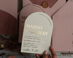SAMPLING SERVICE samples Dusty Rose wedding Invitation Sample, handmade sample set, Pink Velvet and Gold Foil wedding invitation, blush pink invites sample set18