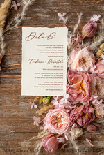SAMPLING SERVICE samples Blush Pink wedding Invitation Sample, handmade sample set, Floral Vintage Roses wedding invitation samples, elegant invites sample set12