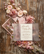 SAMPLING SERVICE samples Blush Pink wedding Invitation Sample, handmade sample set, Floral Vintage Roses wedding invitation samples, elegant invites sample set12