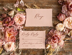 SAMPLING SERVICE samples Blush Pink wedding Invitation Sample, handmade sample set, Floral Vintage Roses wedding invitation samples, elegant invites sample set12