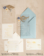 SAMPLING SERVICE samples sample Blush Pink Clear real flowers Wedding Invitations, Elegant Garden  pampass gras Wedding Cards, Velvet  transparent  Wedding Invites,  Wedding Invitation Suite13