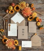 SAMPLING SERVICE samples Wedding Invitation Samples rustic with wax seal, handmade wedding invitation samples, eco wedding invitation sample set2