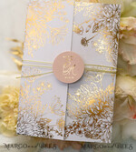 SAMPLING SERVICE samples Blush Pink and White wedding Invitation Sample, handmade sample set, Gold Glamour wedding invitation sample, Gold Floral invites sample set19