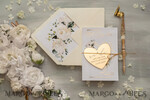 Save the date  sample gold mirror magnet   2