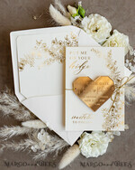 SAVE THE DATES acrylic gold magnets Personalised Gold Acrylic heart Save the Date Magnet and Card, ivory Wedding Save The Dates Plexi Magnets, Wedding Boho Save The Date Cards5