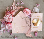 SAVE THE DATES acrylic gold magnets Personalised gold and  blush pink Save the Date, Hexagon Acrylic Magnet, Gold Elegant Wedding Save The Dates3