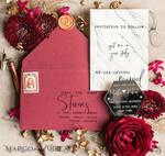SAVE THE DATES acrylic gold magnets Personalised Maroon Save the Date hexagon Magnet and Card, Marble Wedding Save The Dates Acrylic silver magnet6