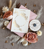 SAVE THE DATES acrylic gold magnets Personalised Gold Acrylic circle Save the Date Magnet and Card, blush Pink Wedding Save The Dates Plexi Magnets, Wedding Boho Save The Date Cards5