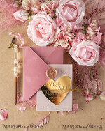 SAVE THE DATES acrylic gold magnets Personalised Save the Date Heart Magnet and Card, Gold Elegant Wedding Save The Dates Acrylic Heart, Velvet Save The Date Cards4