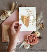 SAVE THE DATES acrylic gold magnets Personalised Gold Acrylic Heart Save the Date Magnet and Card, blush Pink Wedding Save The Dates Plexi Magnets, Wedding Boho Save The Date Cards5